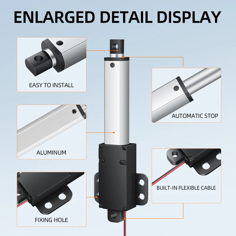 IP80 24V Linear Actuator OEM Supplier | Precision Motion Control for Compact Applications